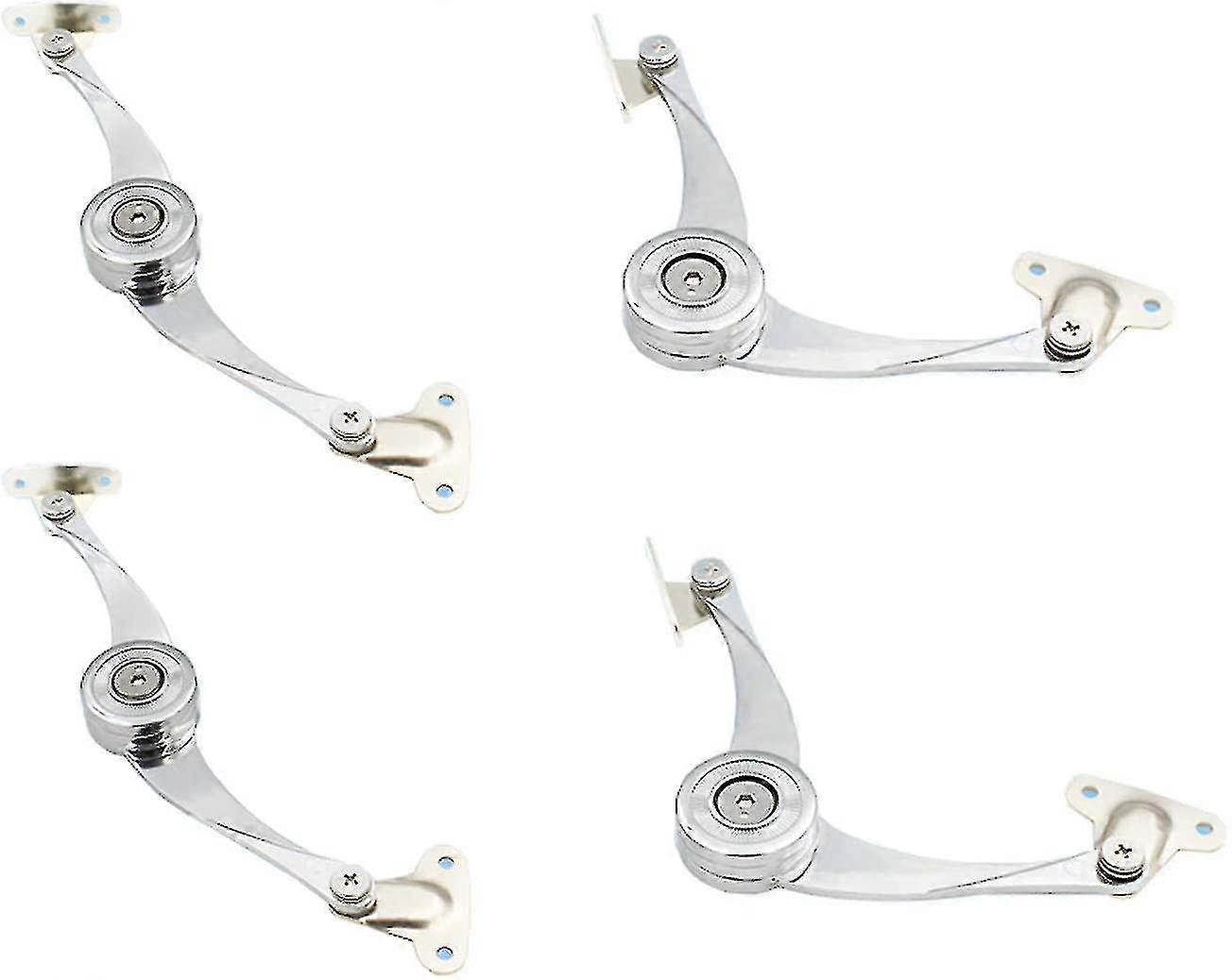 4pcs Folding Hidden Bracket Desk Frame Furniture Accessories Wardrobe Support Rod Edition 1110