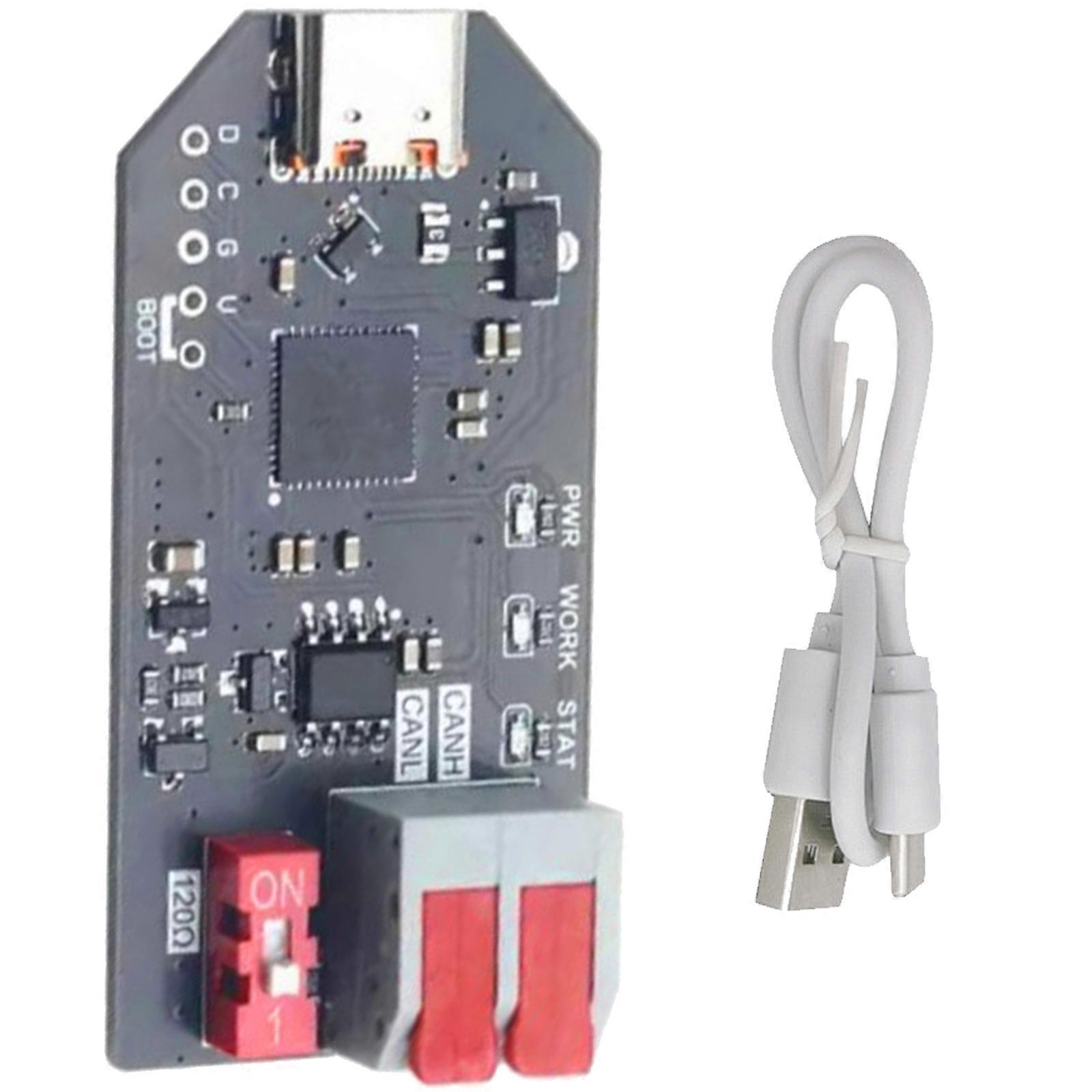 USB to CAN FD Converter Support SLCAN Protocol Integration CANABLE Debugger Multicolor