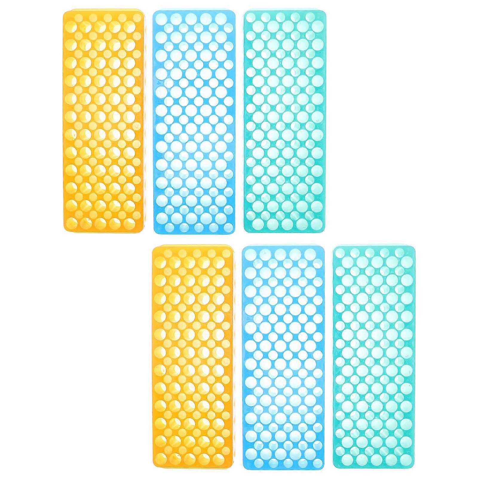 Test Tube Holder Rack for Microcentrifuge Tubes with 6Pcs Efficient Storage Set