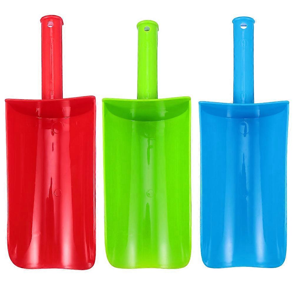 Children's Beach Sand Plastic Toys for Digging 3Pcs Assorted
