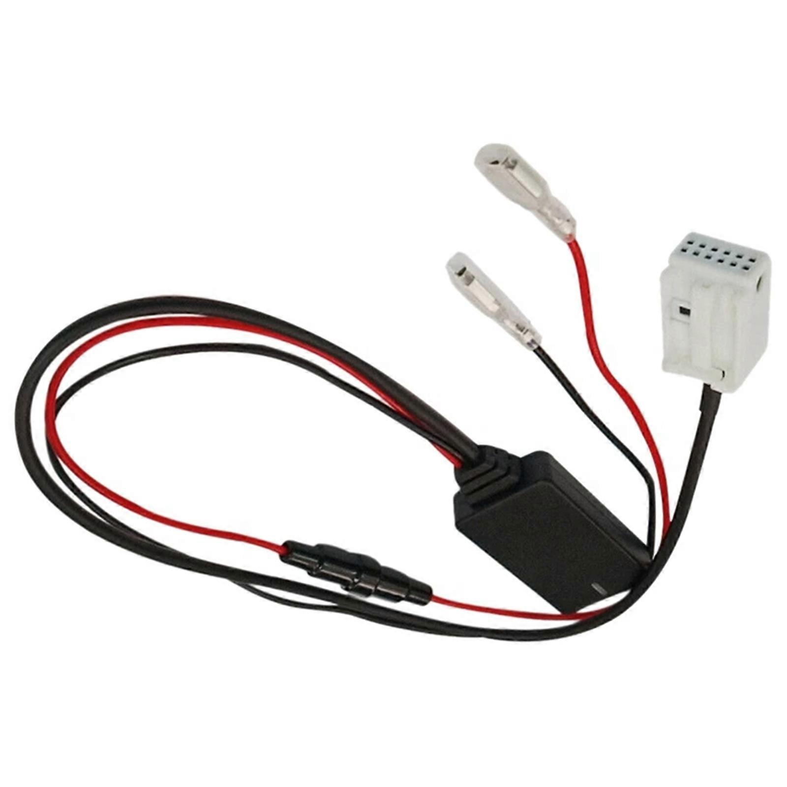 Replacement Bluetooth-compatible Module Module with Wiring Harness Easy Installation Auto Repair Accessory Multicolor