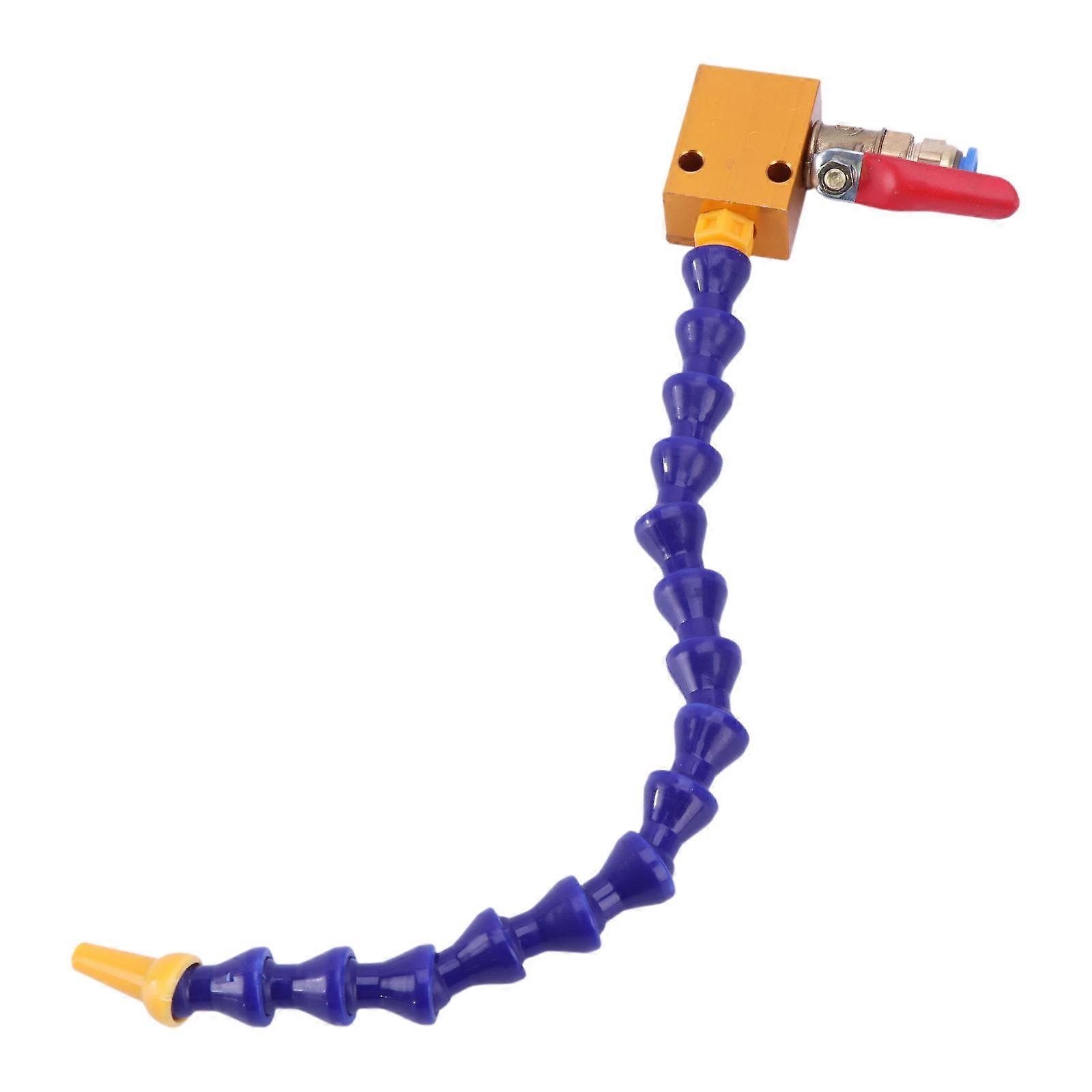 Mist Coolant Lubrication Spray System For 8mm Air Pipe CNC Lathe Milling Drill  Blue