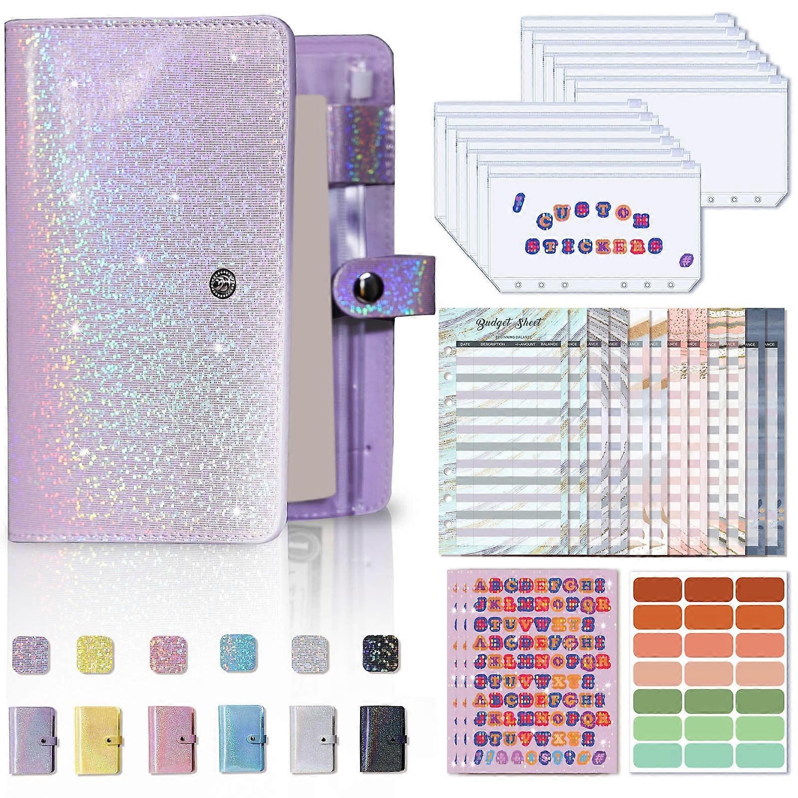 Hiroekza Planner, Weekly Monthly Undated Budget Ledger, Financial Planning Log, Goal Recording Notebook, A6 Size for Home Office School