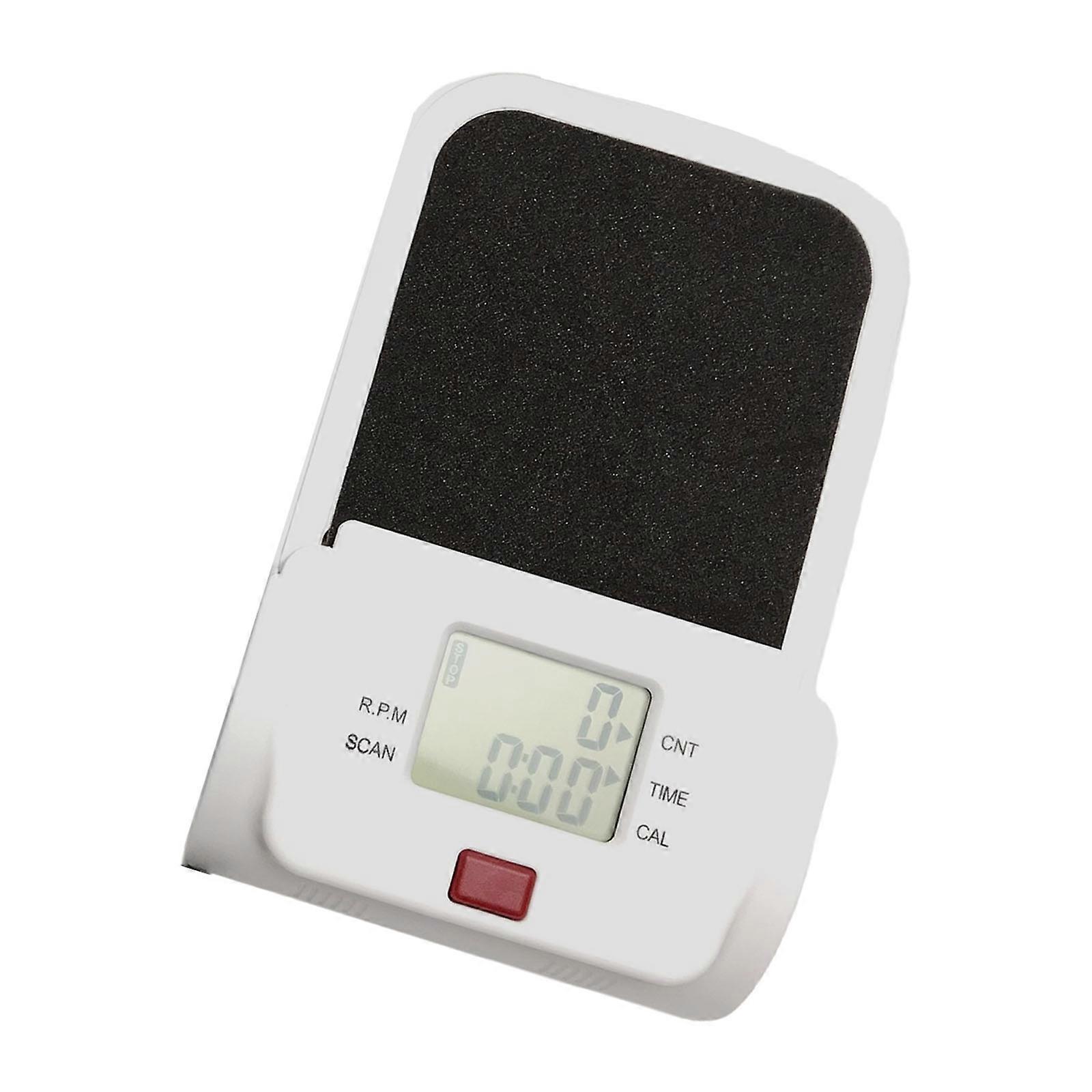 Rowing Machine Counter Counting Device LCD Display Counter Monitor Gym Home Fitness Counter Speedometer Enduring  White