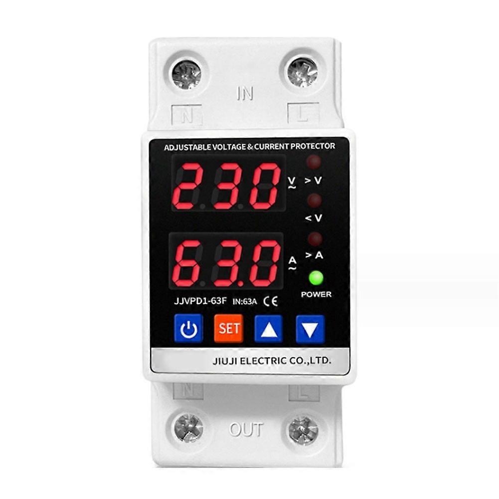 Self-Restorable Adjustable Over-Voltage And Under-Voltage Protector Reset Switch