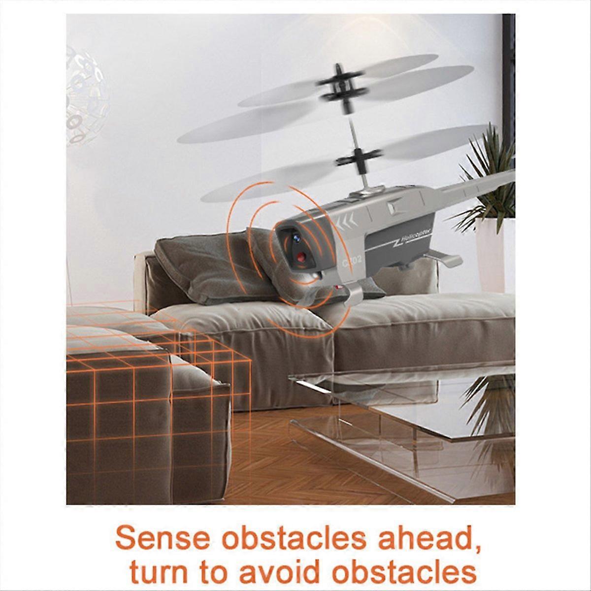 Rc Helicopter 3.5Ch RC Plane 2.4G Hovering Flying Toy for Kids-Blue