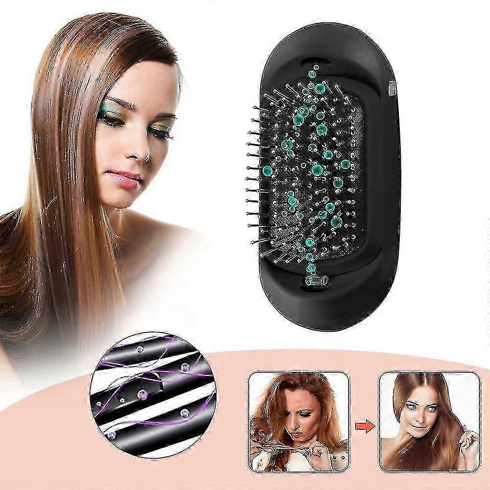 Magic styling brush with electric ionic technology