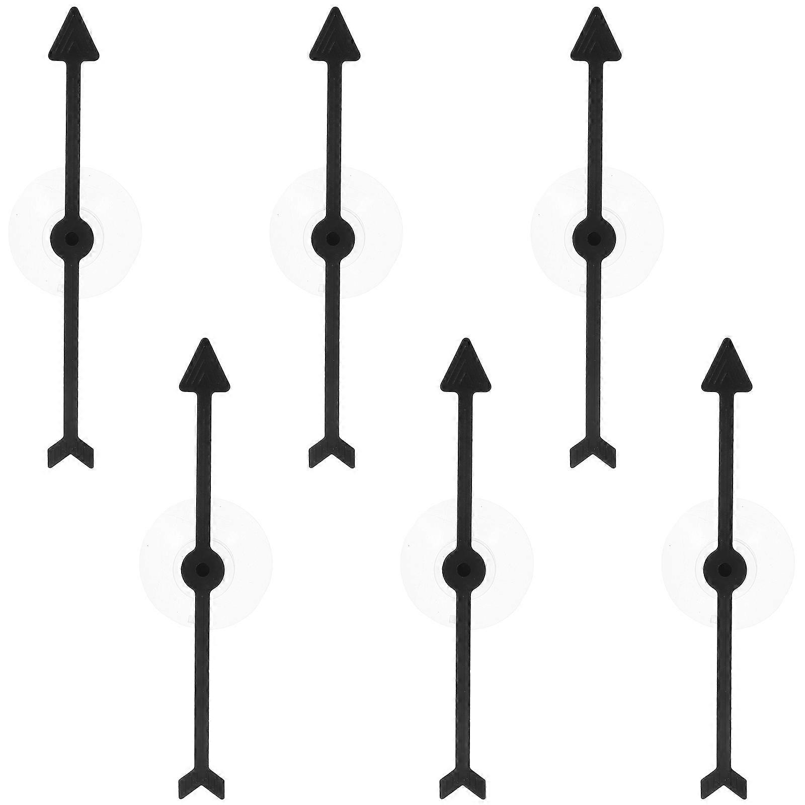 Board Game Rotating Arrow Game Arrow Pointer with Suction 6Pcs