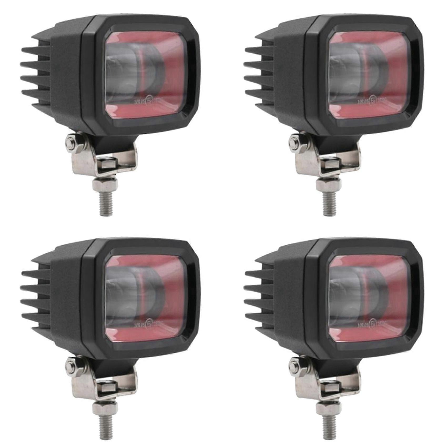 4X 10-80V 7303S Forklift LED Warning Light Linear Area Safety Light Forklift Reversing Indicator Light Working Light