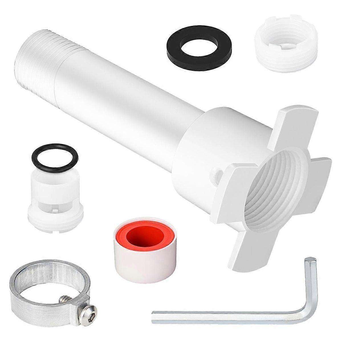 Tub Spout Universal Adapter with Assembly Tool Complete Repair Kit for 1/2in Copper Pipe, 1/2in and 3/4in IPS Thread