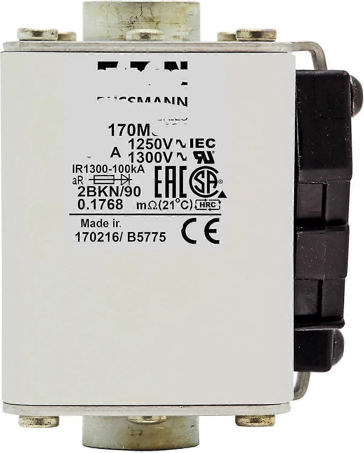 Fuse 170M5591 European Standard Cube Series Flat End Installation Type, 170mm Size, Durable Material, Compatible Design