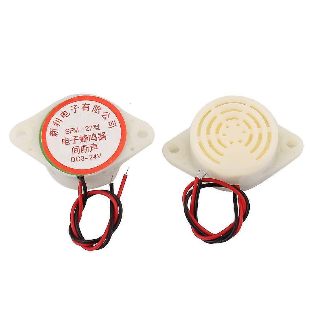 Electronic Buzzer Alarm Sounder DC 324V Loud 90dB Alert for Security and Industrial Use 2pcs
