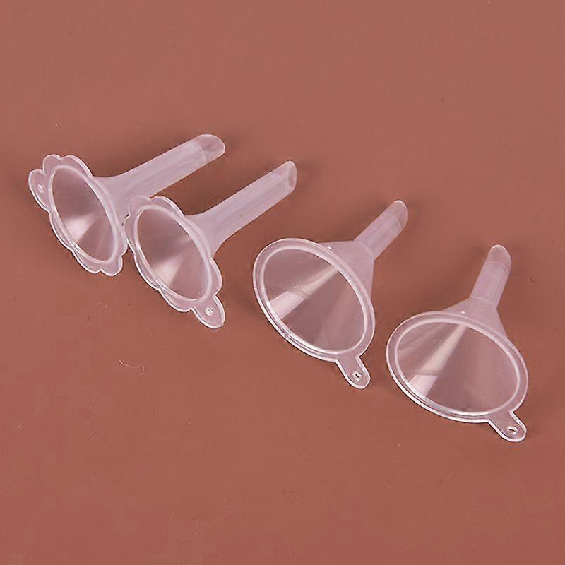 2pcs Small Plastic For Perfume Diffuser Bottle Mini Liquid Oil Funnels Lab