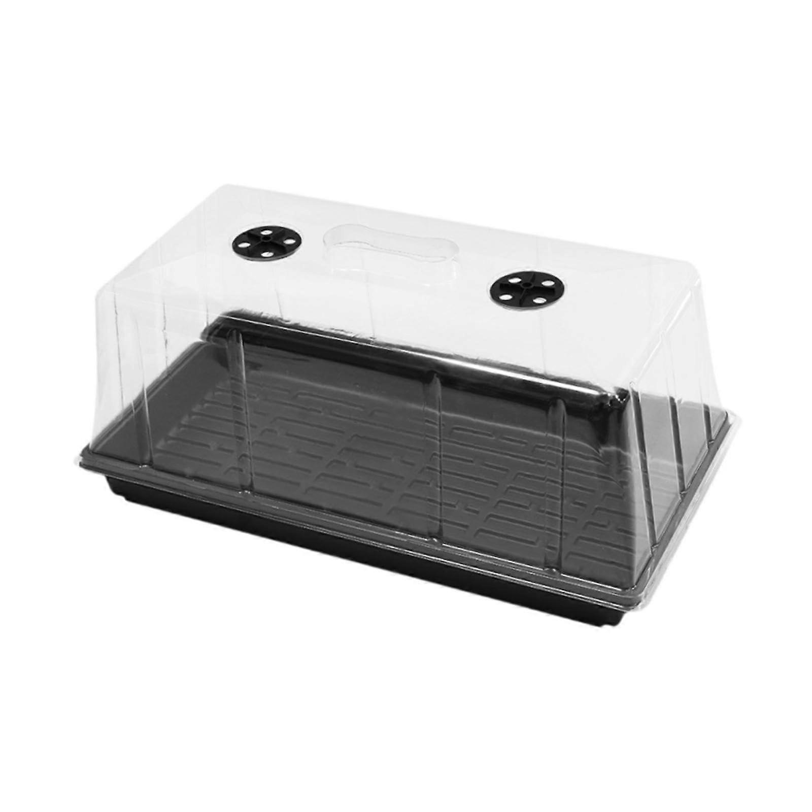 Microgreens Growing Tray with Adjustable Ventilation for Wheatgrass and Uniform Seedling Emergence