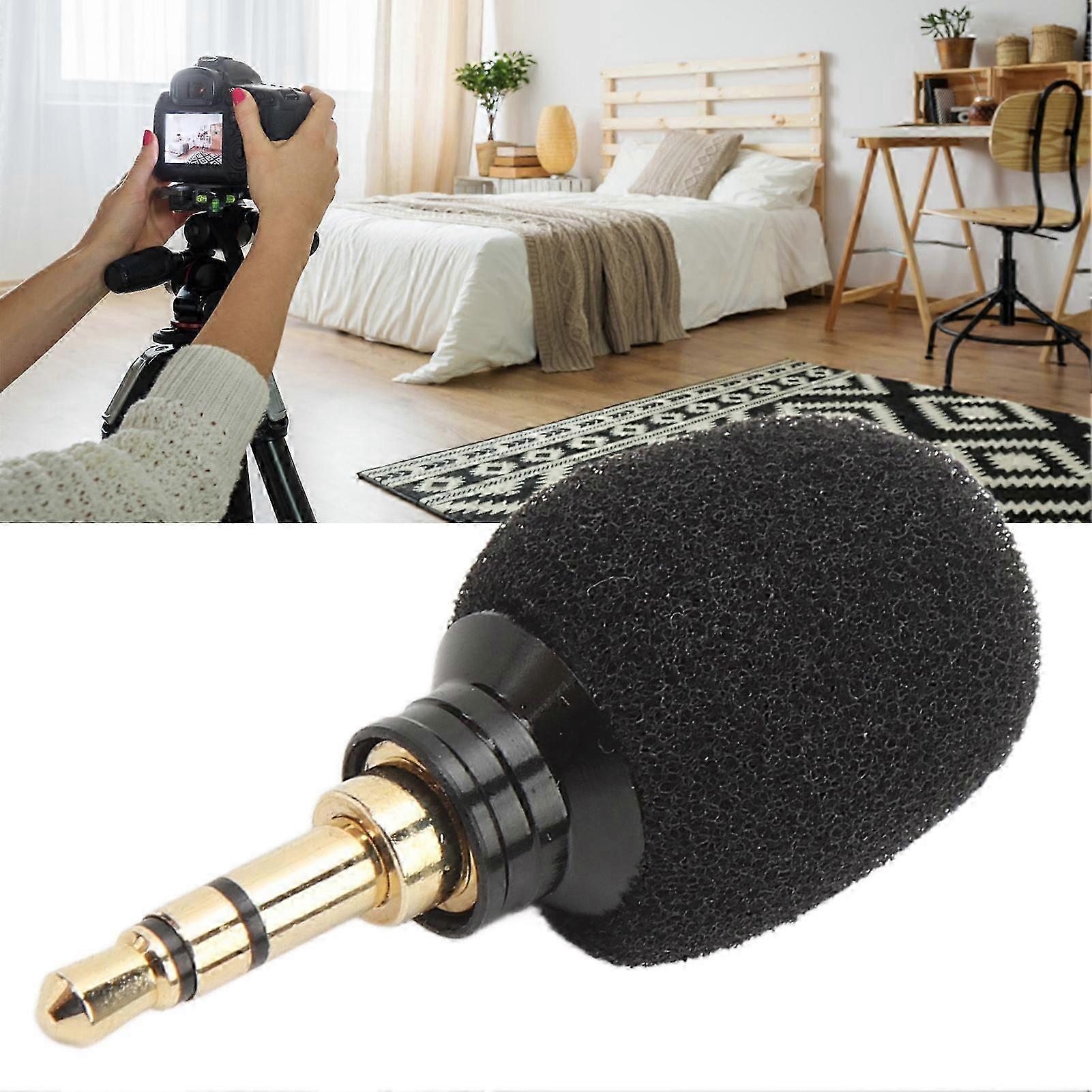 Mini Camera Condenser Microphone High Sensitivity Noise Canceling Omnidirectional 3.5mm Plug Tiny Microphone 2025