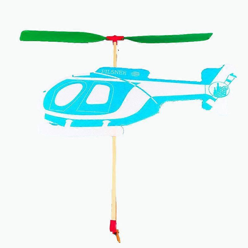 DIY Gummibånd Fly Modellsett Leker For Barn Skum Montering Helikopter