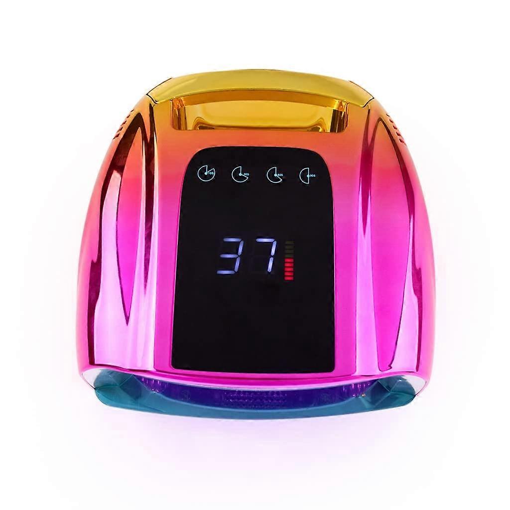 Cordless Rechargeable LED Nail Lamp with Handle, Fast Curing Light, Low Heat Mode, LCD Display