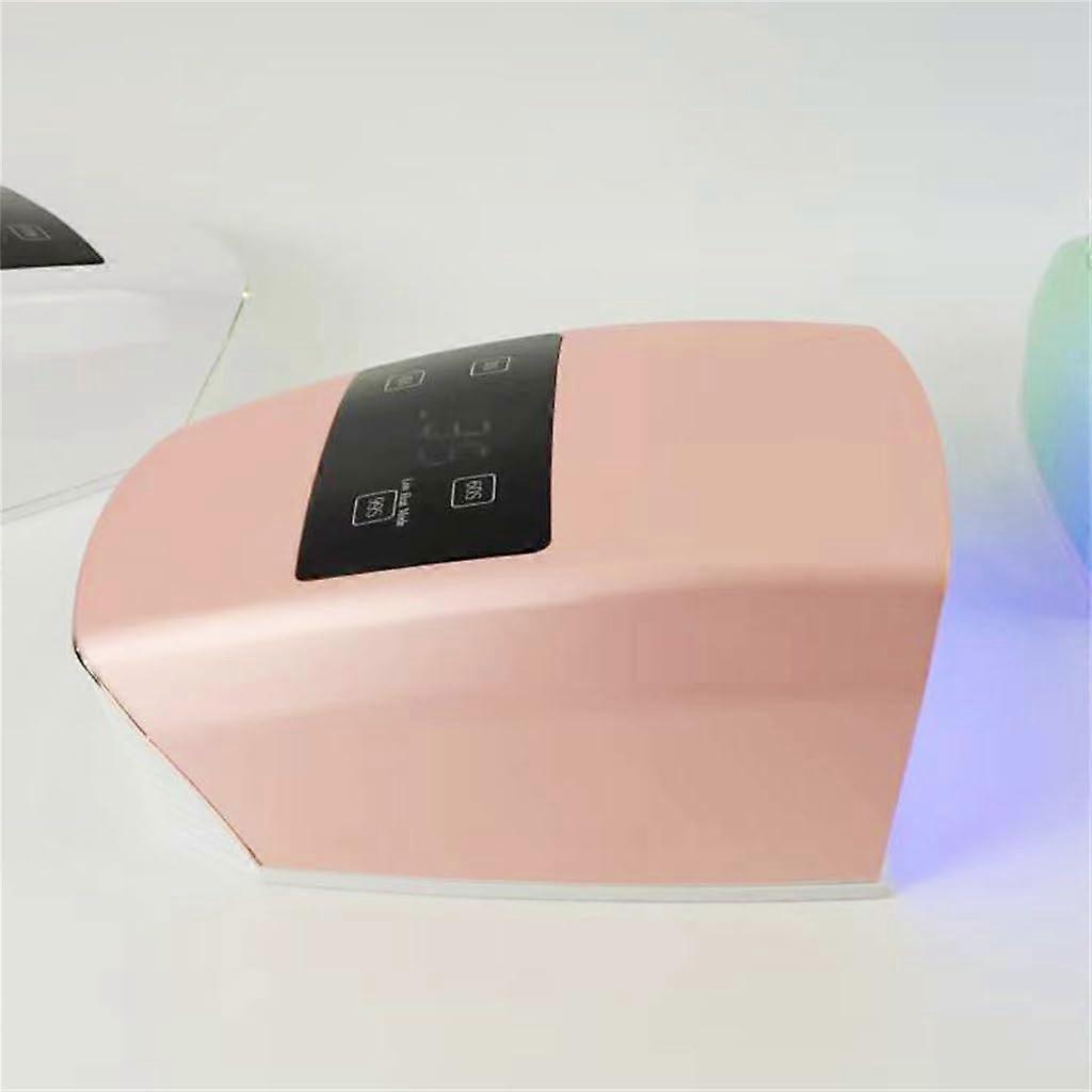 UV LED Nail Lamp  Power DualHand Curing MultiAngle Magnetic Head Black with Timer