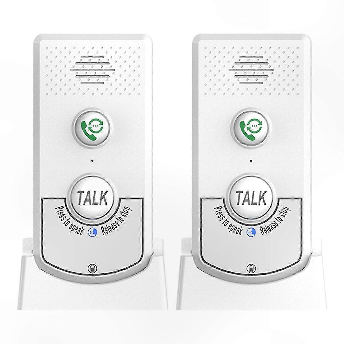 Wireless Home Intercom System with Bidirectional Voice Communication for Extended Range Use