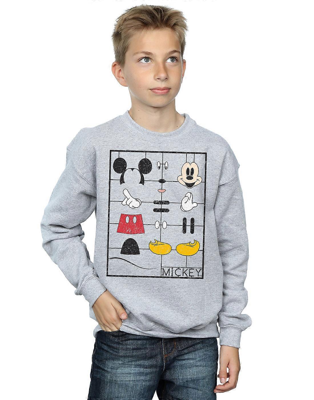 Disney Boys Mickey Mouse Construction Kit Sweatshirt