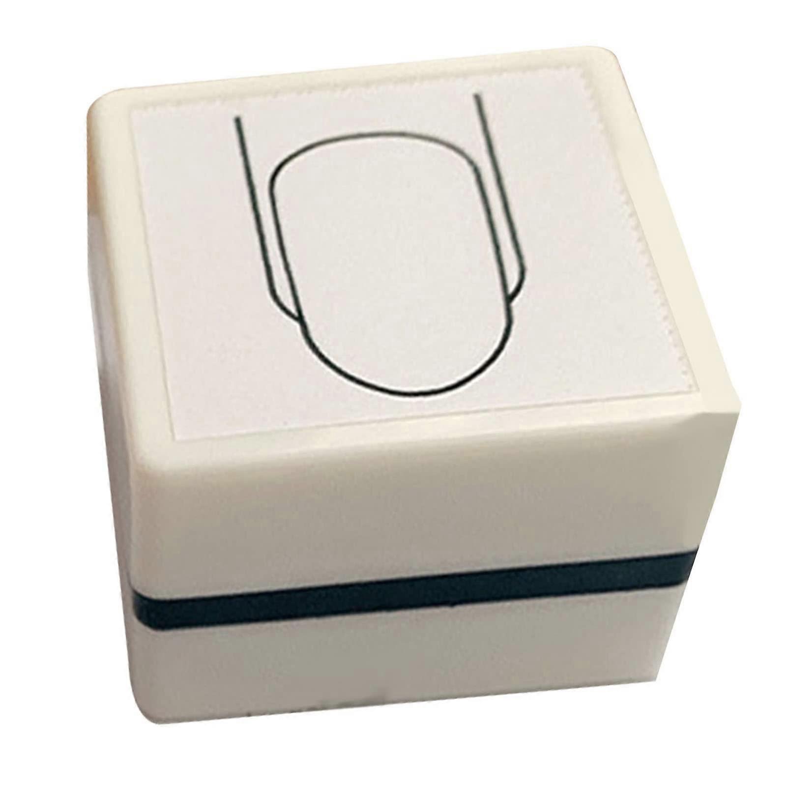 Professional Nail Art Stamper for Practice, Easy Press Tool for Pointed Nail Shaping and Training