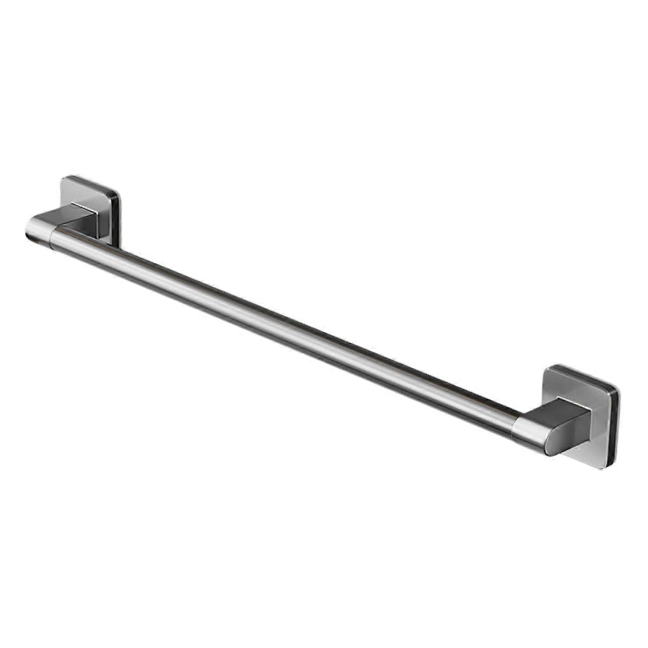 Self Adhesive Bathroom Towel Rack, No Drilling Rustproof Wall Mounted Holder for Kitchen and Bath