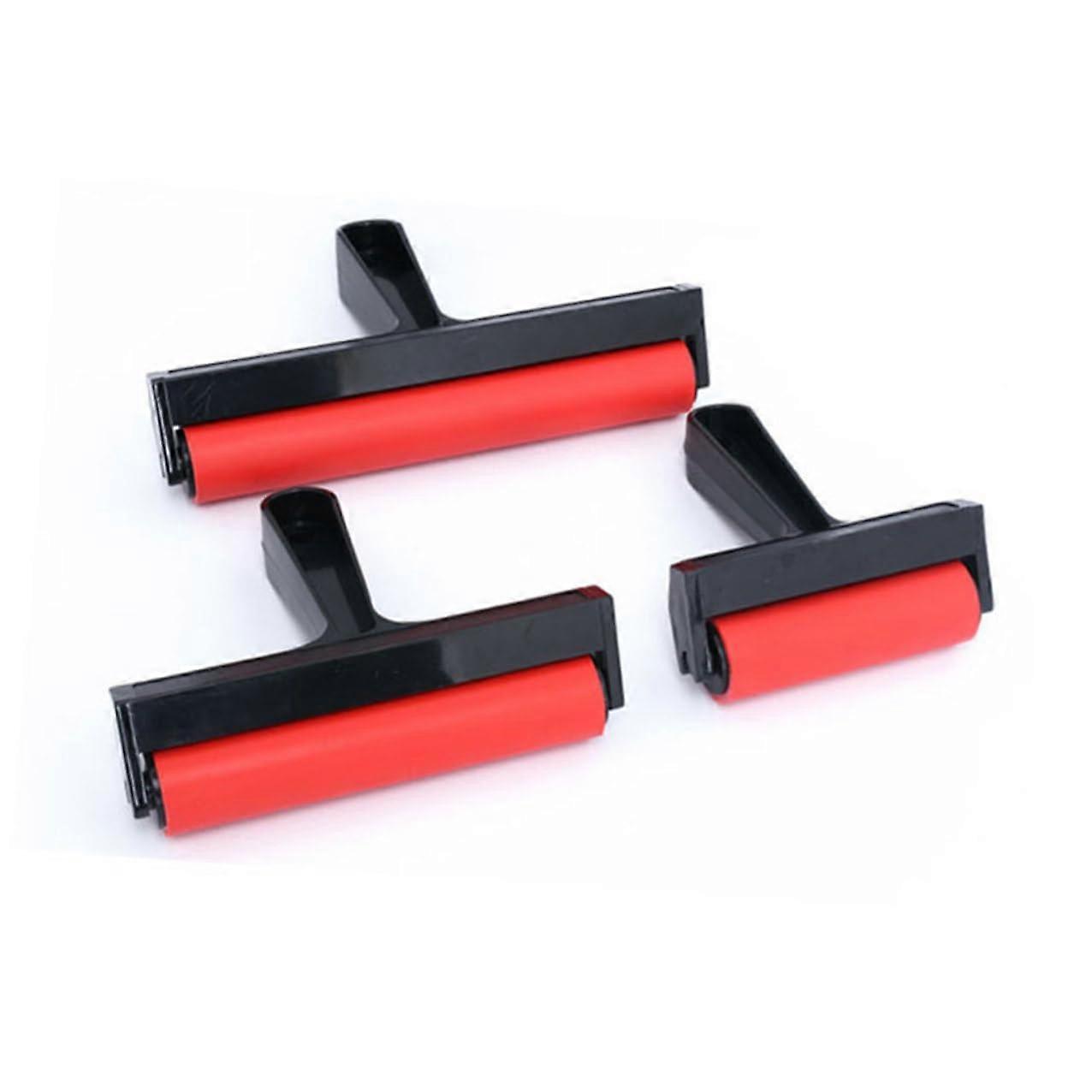 Professional Paint Roller for Art Crafts, Smooth Brayer Roller for Printmaking with Wide Handle