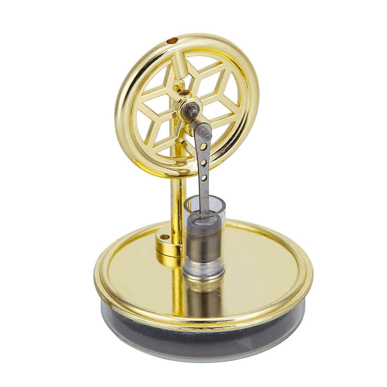 Stirling Engine Model Low Temperature Kit with Clear Mechanical View for Educational Desktop Use