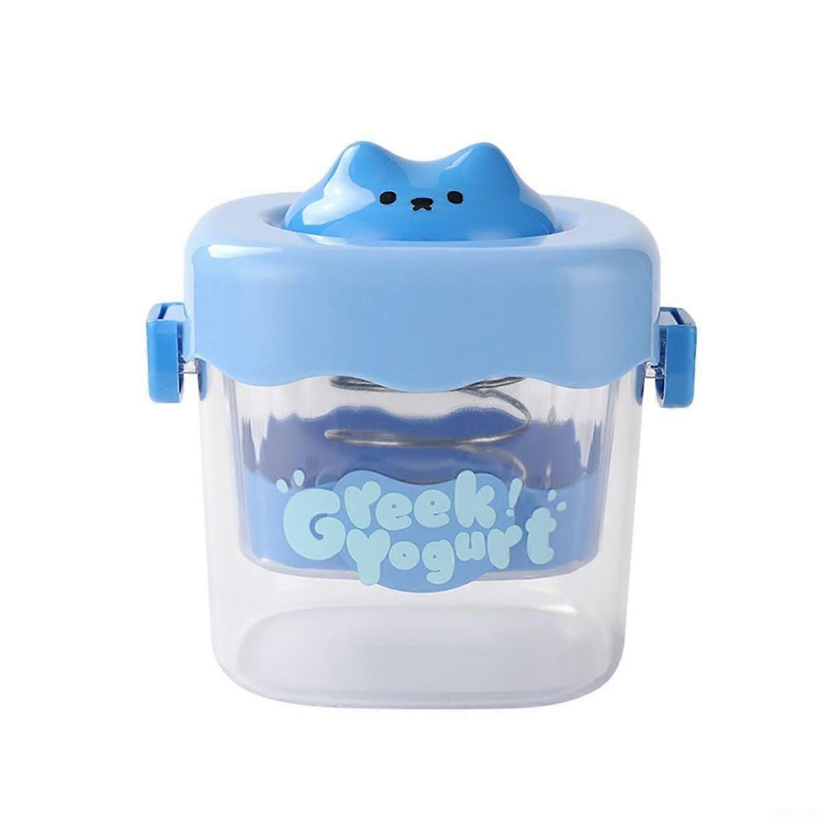 Greek Yogurt Strainer with Fine Mesh for Effective Whey Separation DIY Compact Design Blue