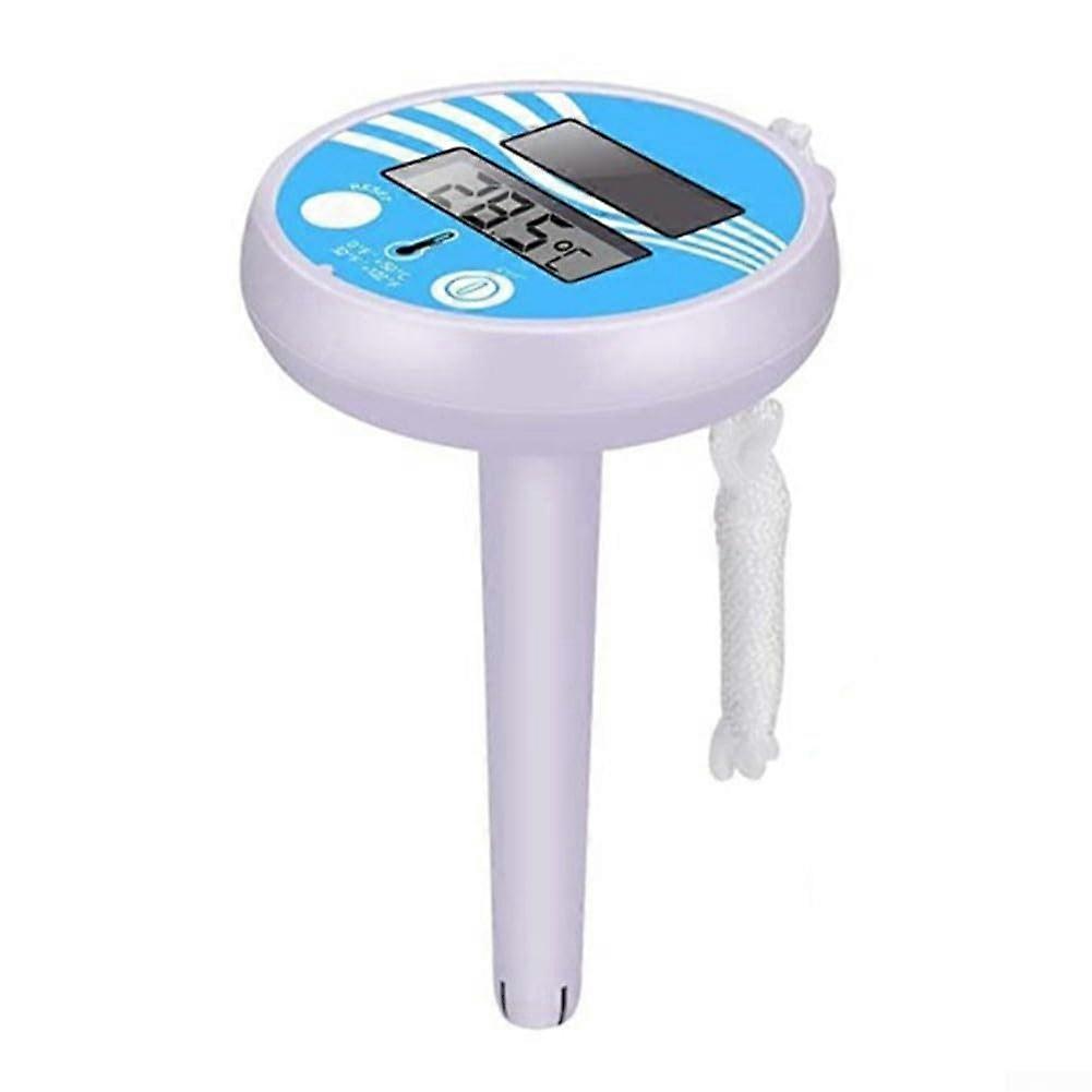 Solar Powered Floating Pool Thermometer with Accurate Digital Display for Indoor and Outdoor Use