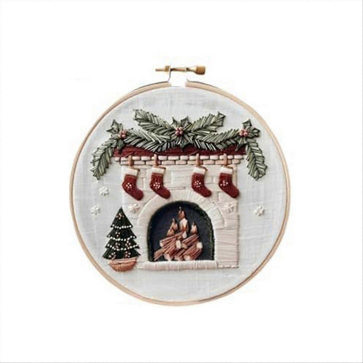 Non-Finished Christmas Series, - Bag, Fireplace