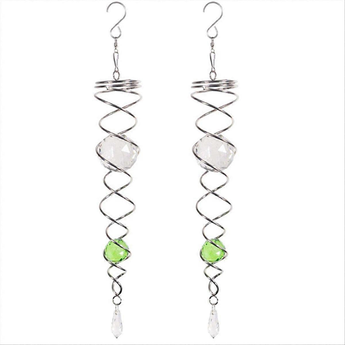 2PCS Spiral Tail Wind Spinner Stabilizer Decorative