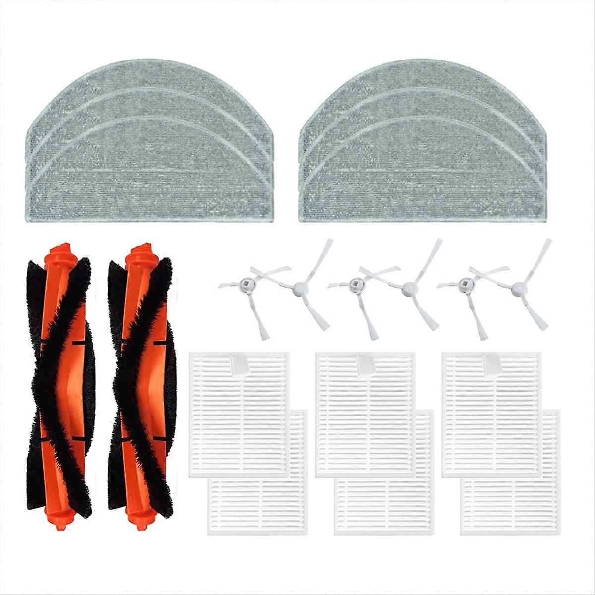 Compatible for Robot Vacuum E10 E12 E10C C103 Replacement Spare Parts Accessories Side Brush Filter 