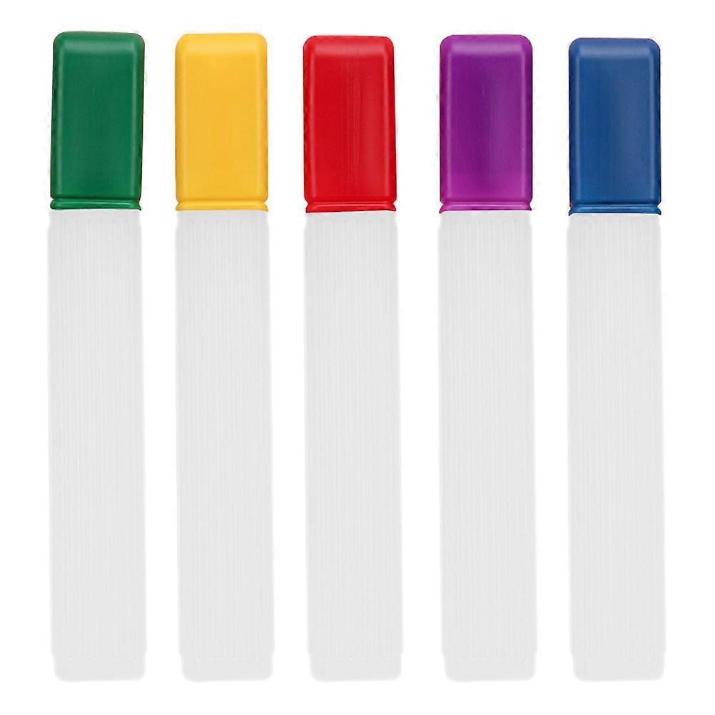 5pcs Plastic Knitting Sewing Needles Container Crochet Hook Storage Bottles Tubes