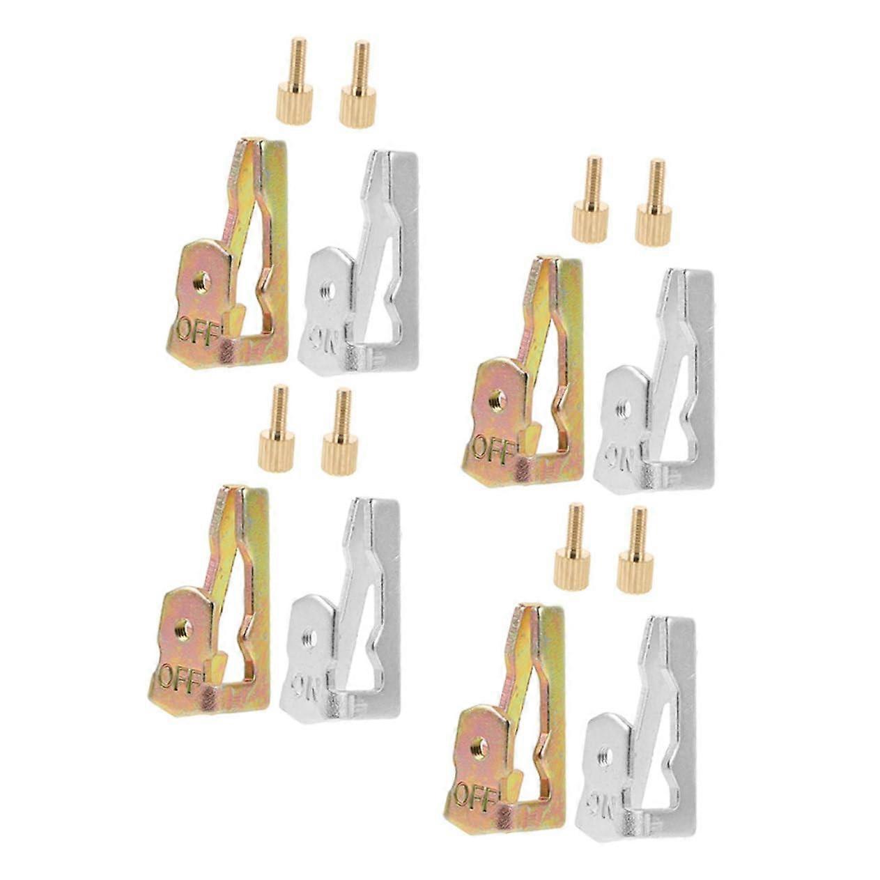 Pool Timer Trippers Time Switch Replacement Kit, Durable Metal Build, Easy Install 4 Sets