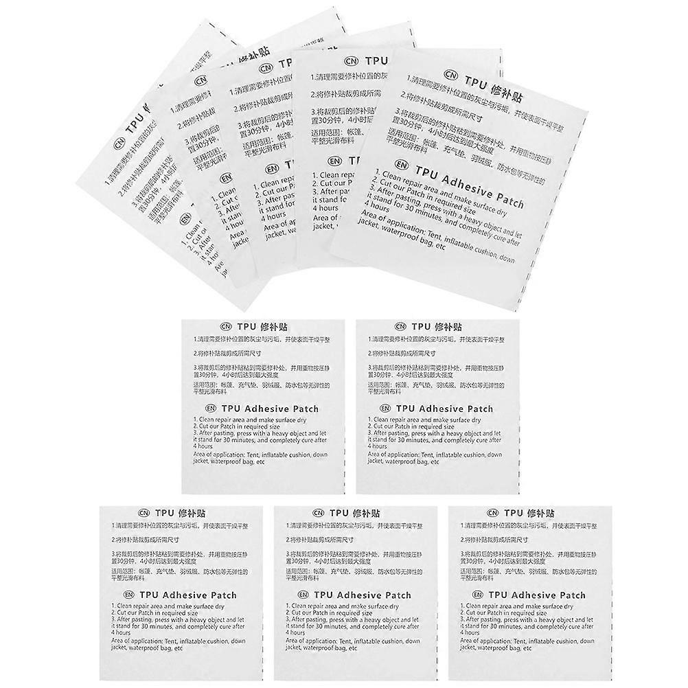 Swim Ring Repair Patch Tpu Adhesive Repair Patch for Inflatable Items 20Pcs