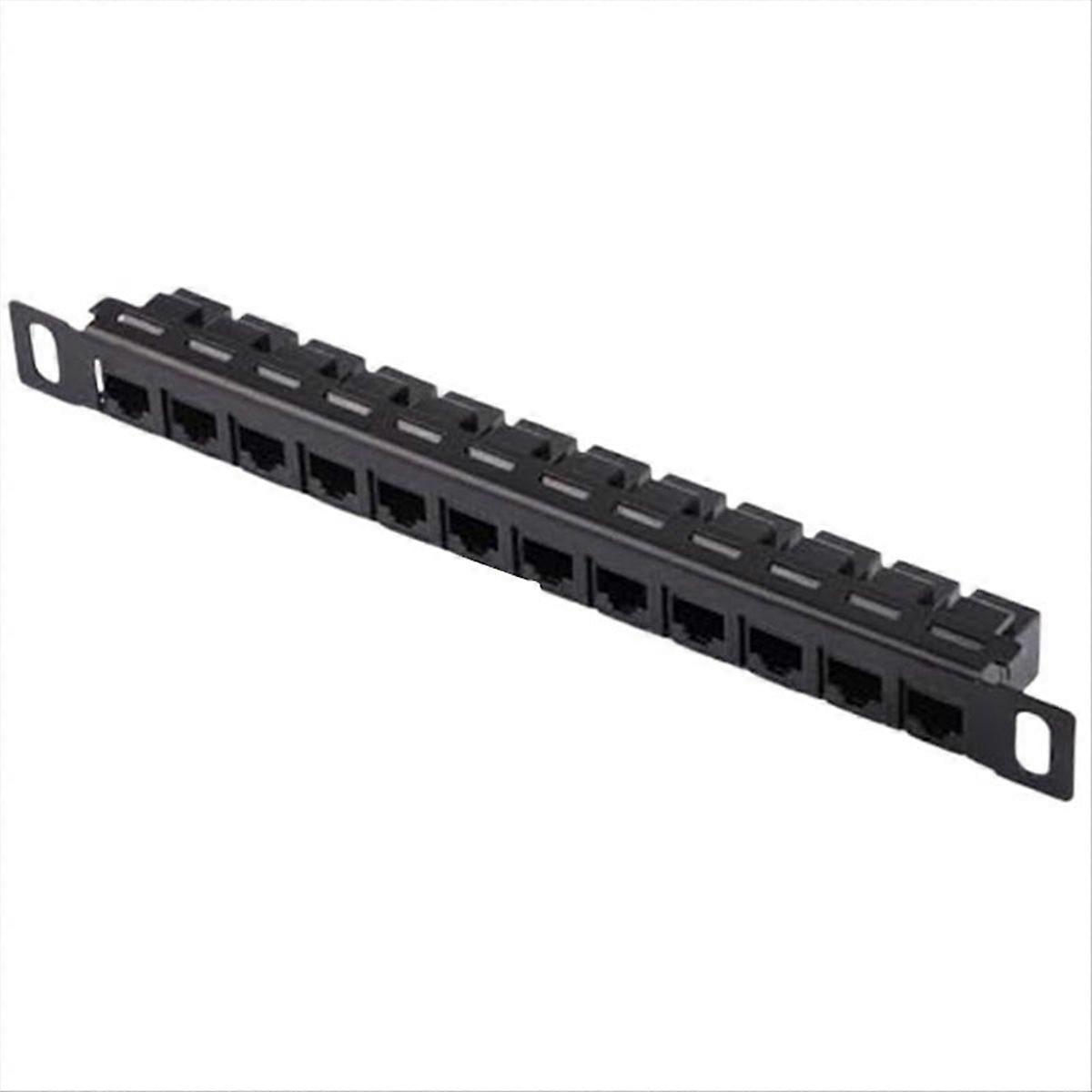 12 Port Patch Panel, Network Wire Organizer Rack
