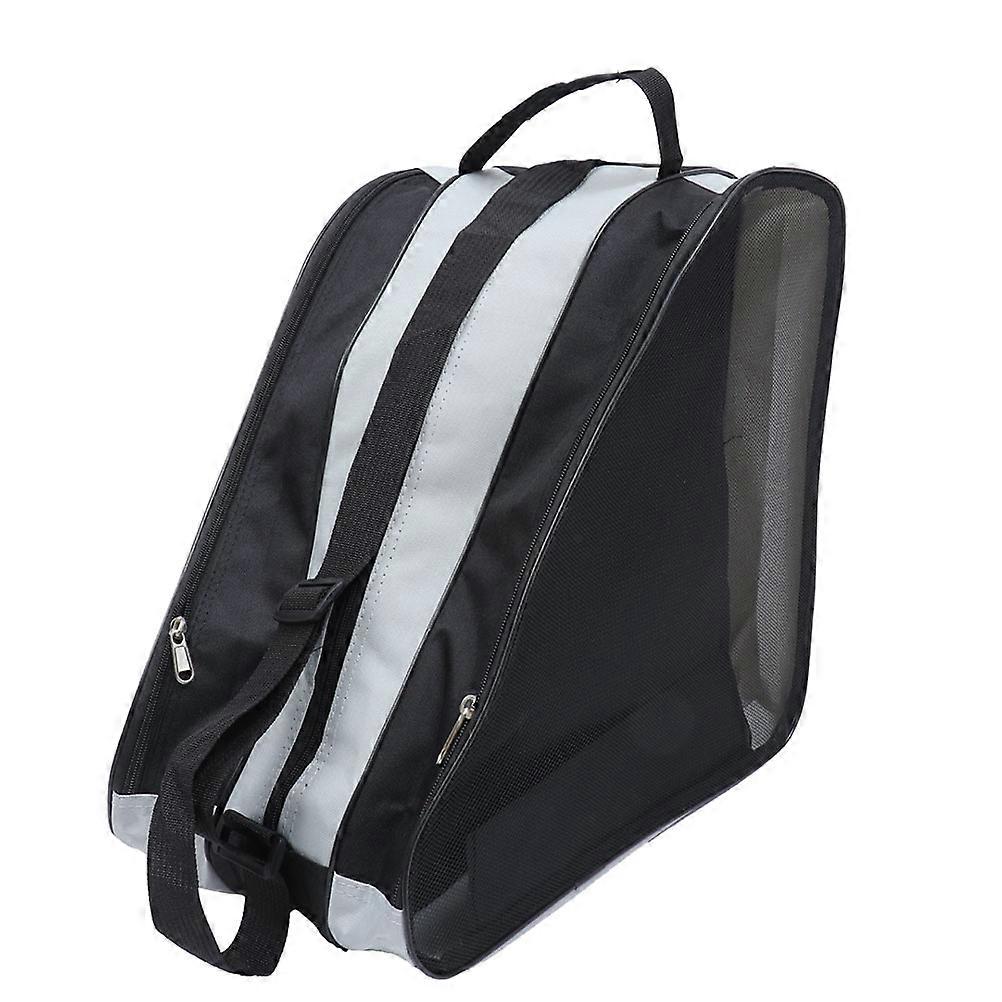 Ice Shoe Storage Bag for Storage Use with 2Pcs Triangle Skate Pouch