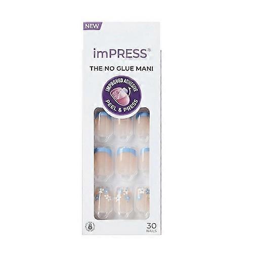 KISS Products ImPress French Press On Nails Snooze Short Squoval, 30 Count (Case Of 3)