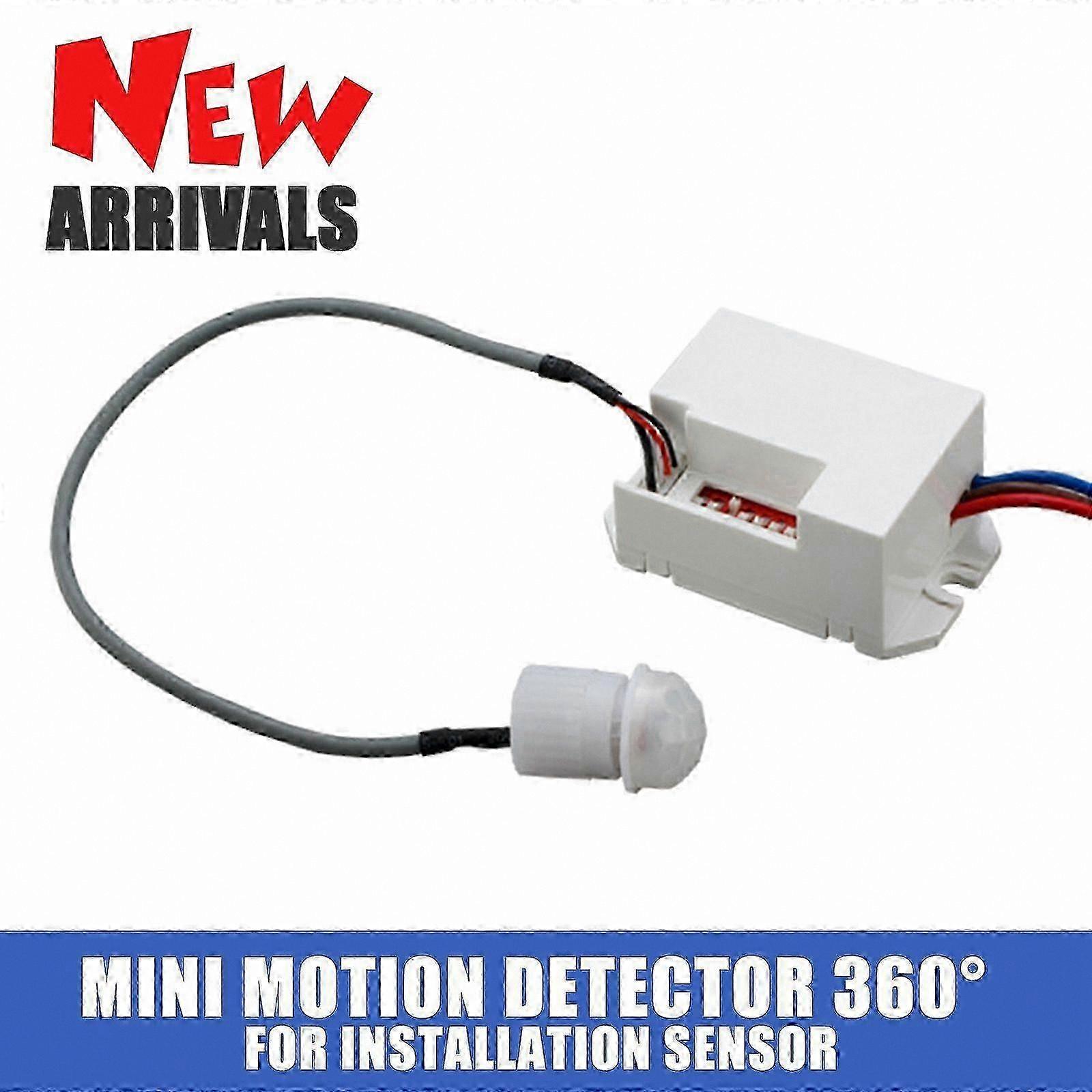 Mini PIR Motion Detector 230V AC 800W Installation Sensor