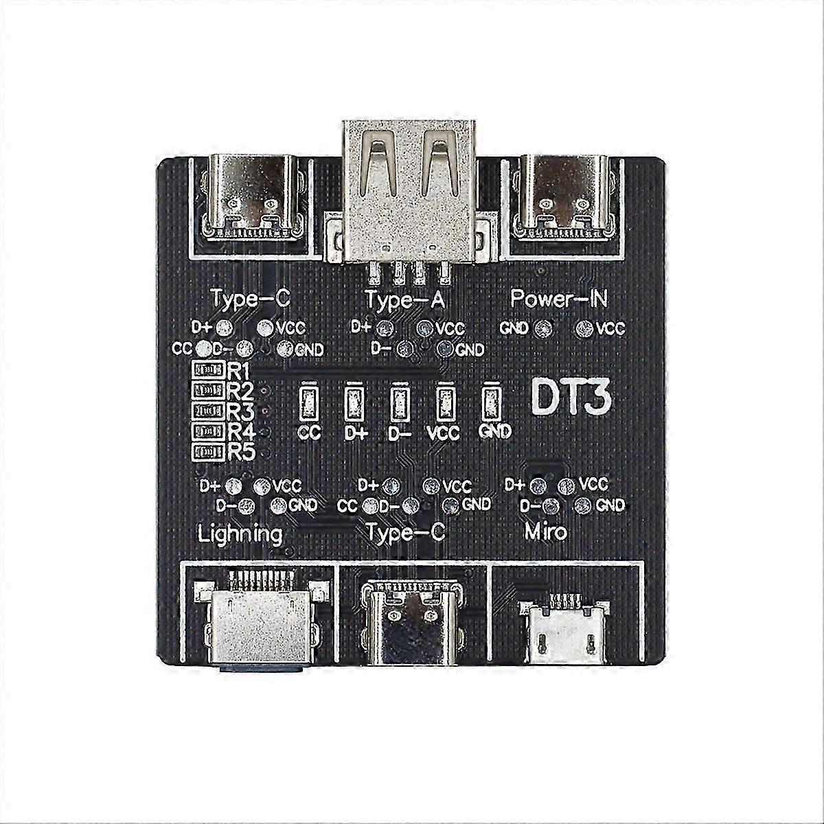 USB Data Cable On-Off Detection Board DT3 USB Cable Tester Detection