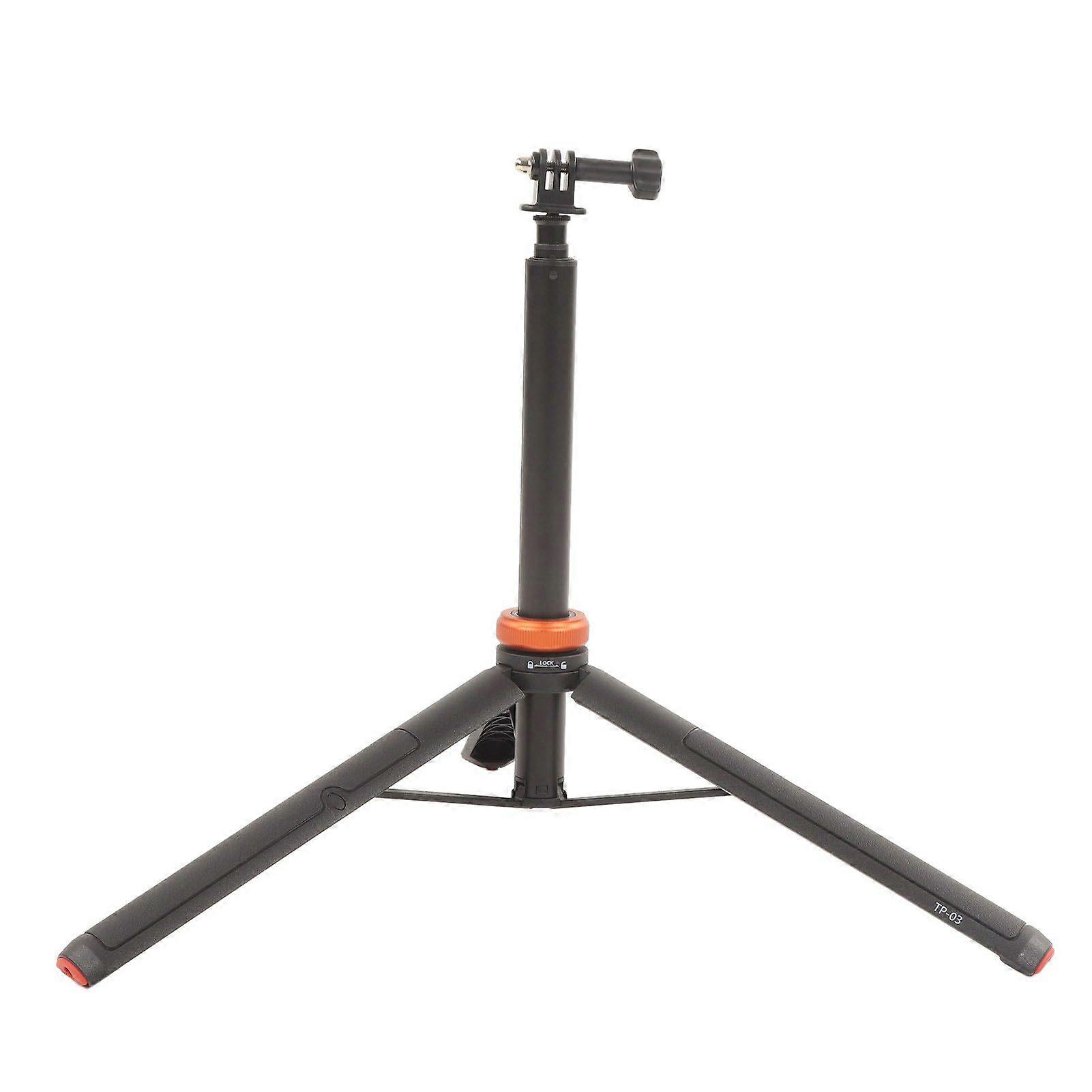 Multifunctional Action Camera Stand with Adapter Retractable Tripod Foldable Selfie Stick