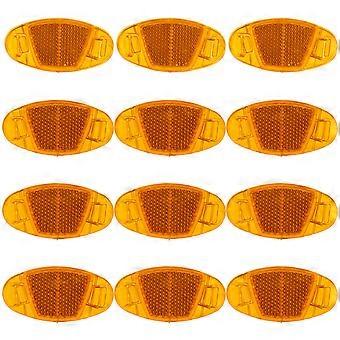 12 stuks fietsreflector kit wielspaak reflectoren nacht veiligheidswaarschuwing reflectoren