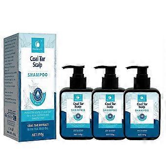 Coal Tar Scalp Shampoo Antidandruff Shampoo Coal Tar Extract Scalp Relief Shampoo for Seborrheic Dermatitis Soothes Itchy Scalp Hydrates Hair_hsay