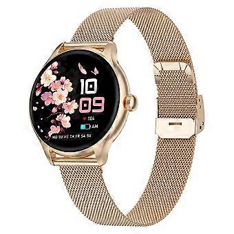 L05 Damen-Smartwatch 1,19" AMOLED-Display Bluetooth-fähig Anrufe Musik Herzfrequenzmessung Gesundheitsüberwachung