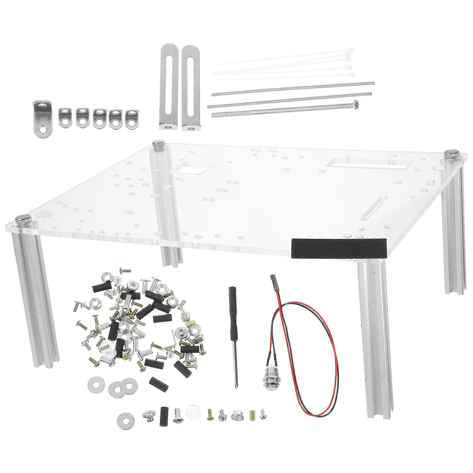 Transparent Open Air Computer Case for Troubleshooting 1Set Open Frame Computer Case