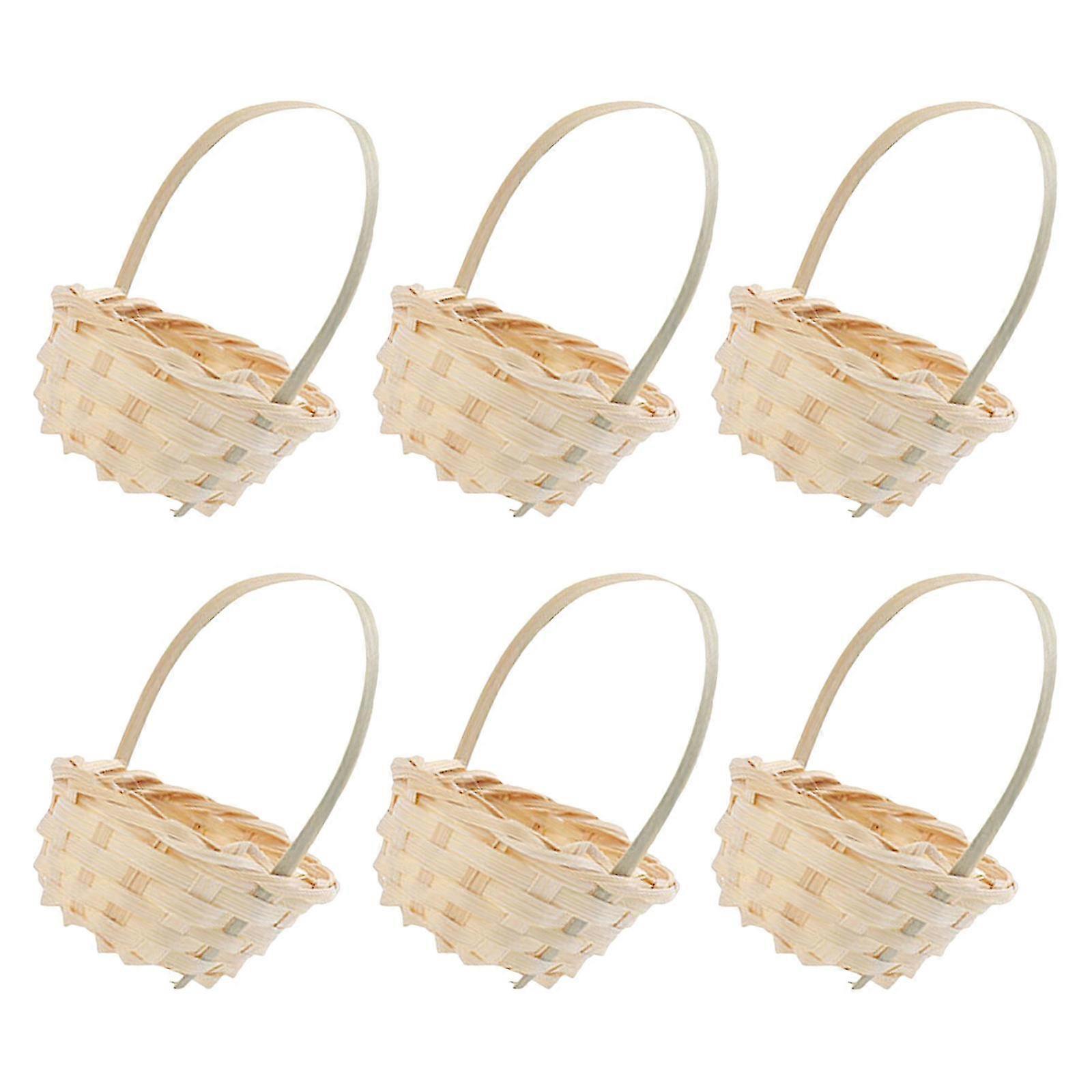 Decorative Tiny Basket Household Woven Baskets compatible with Storage 24Pcs