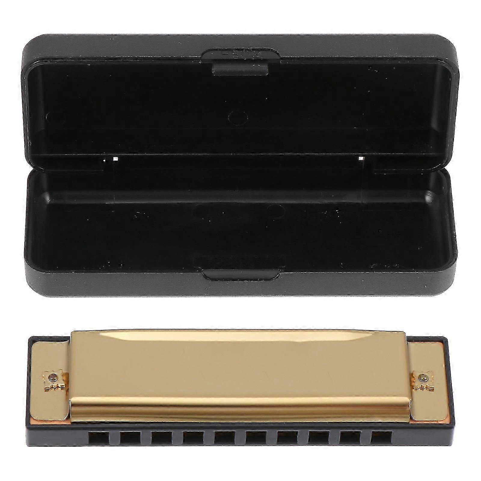 Creative Harmonica 10-Hole Blues Harmonica for Music Lover 3Pcs