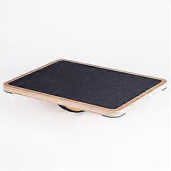 Wooden Balance Board, Non-Slip Rocker Board for Core Strength, Standing Desk Accessory, Physical Therapy, 350 lbs Capacity