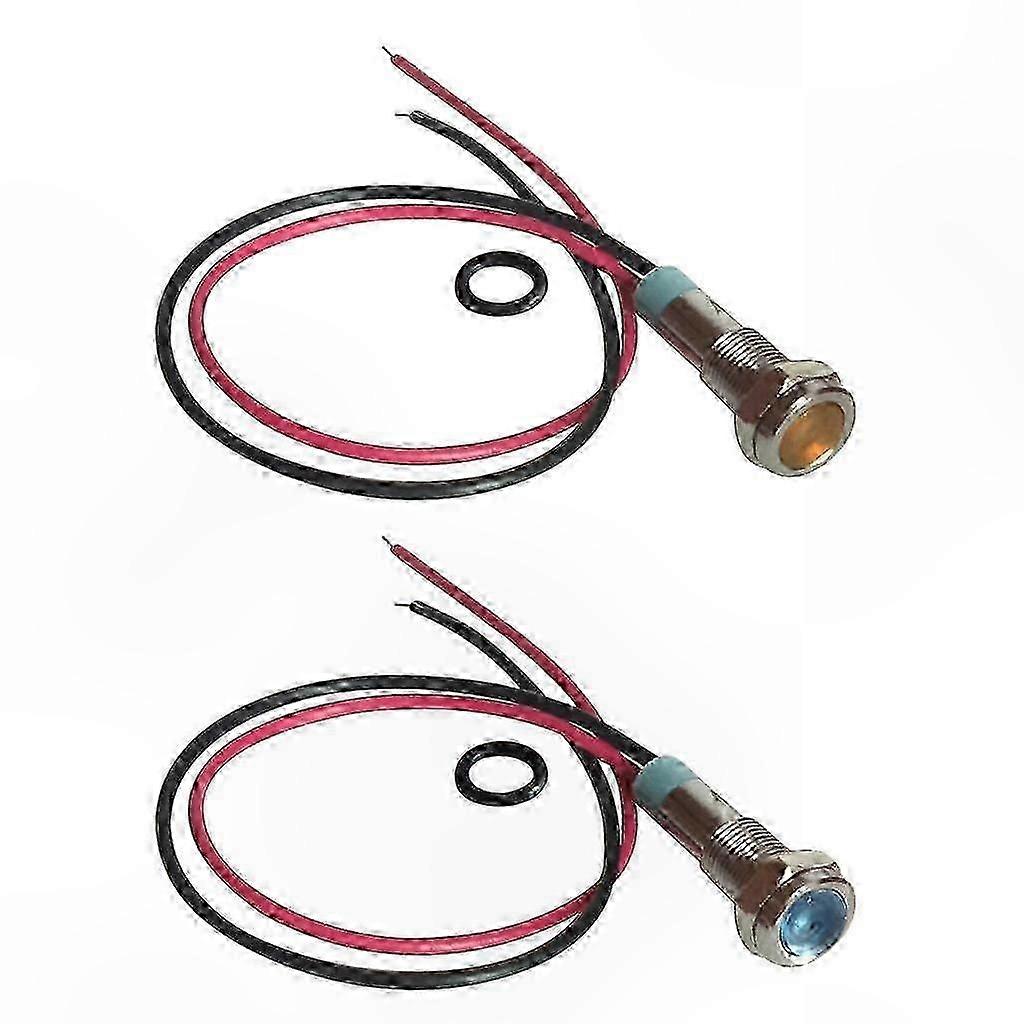 6V 6mm LED Indicator Light for Panel Mount Use